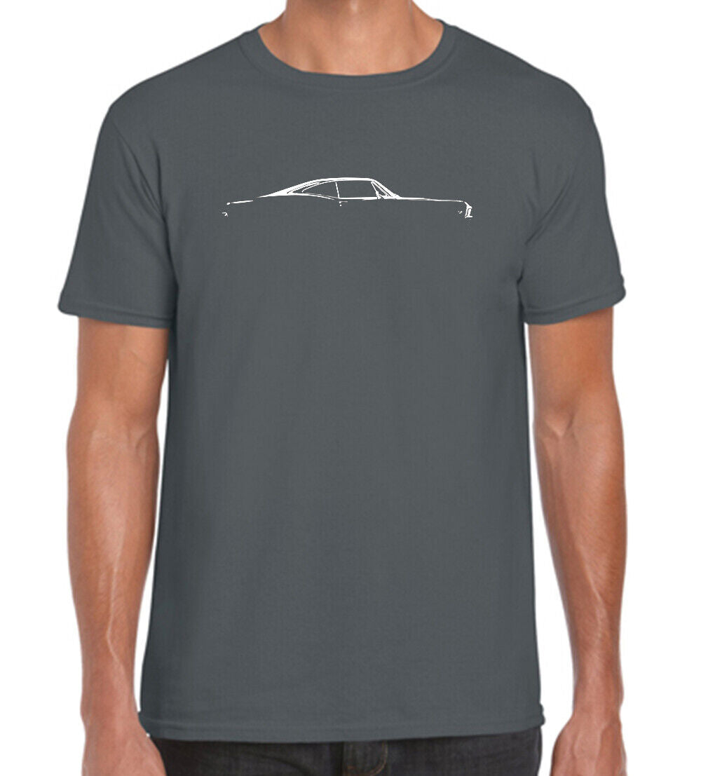 chevy impala fastback grey t-shirt