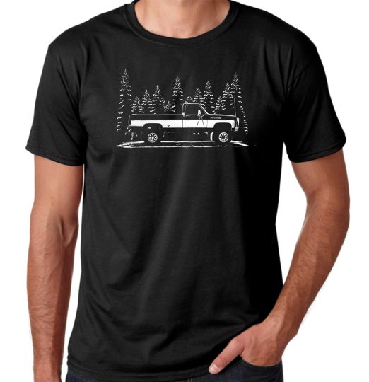 chevy Silverado black t-shirt